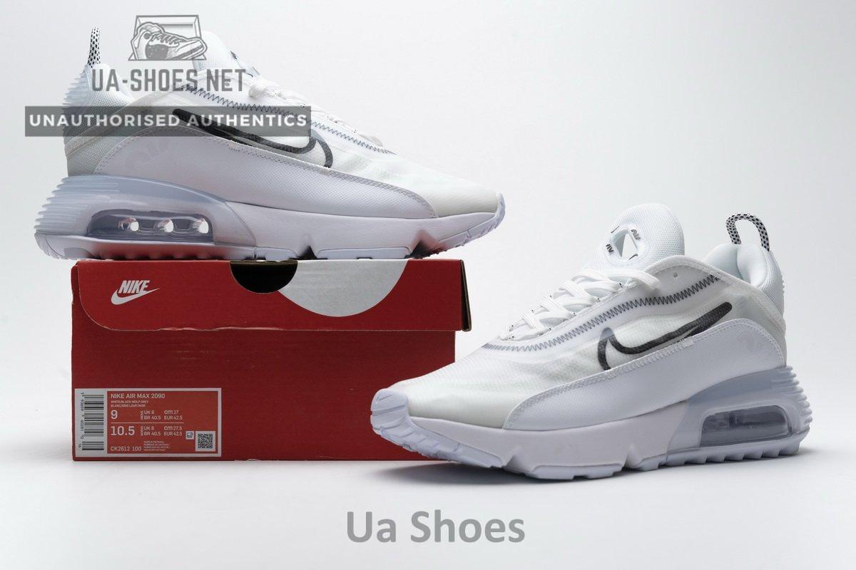 CK2612-100 Nike Air Max 2090 White Black - Image 2