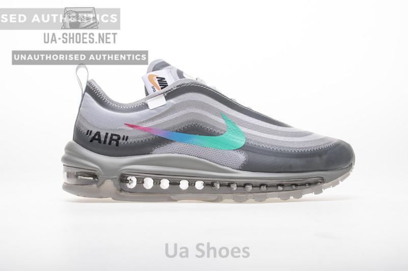 OFF WHITE X Nike Air Max 97 “Wolf Grey Menta” AJ4585-012 - Image 11