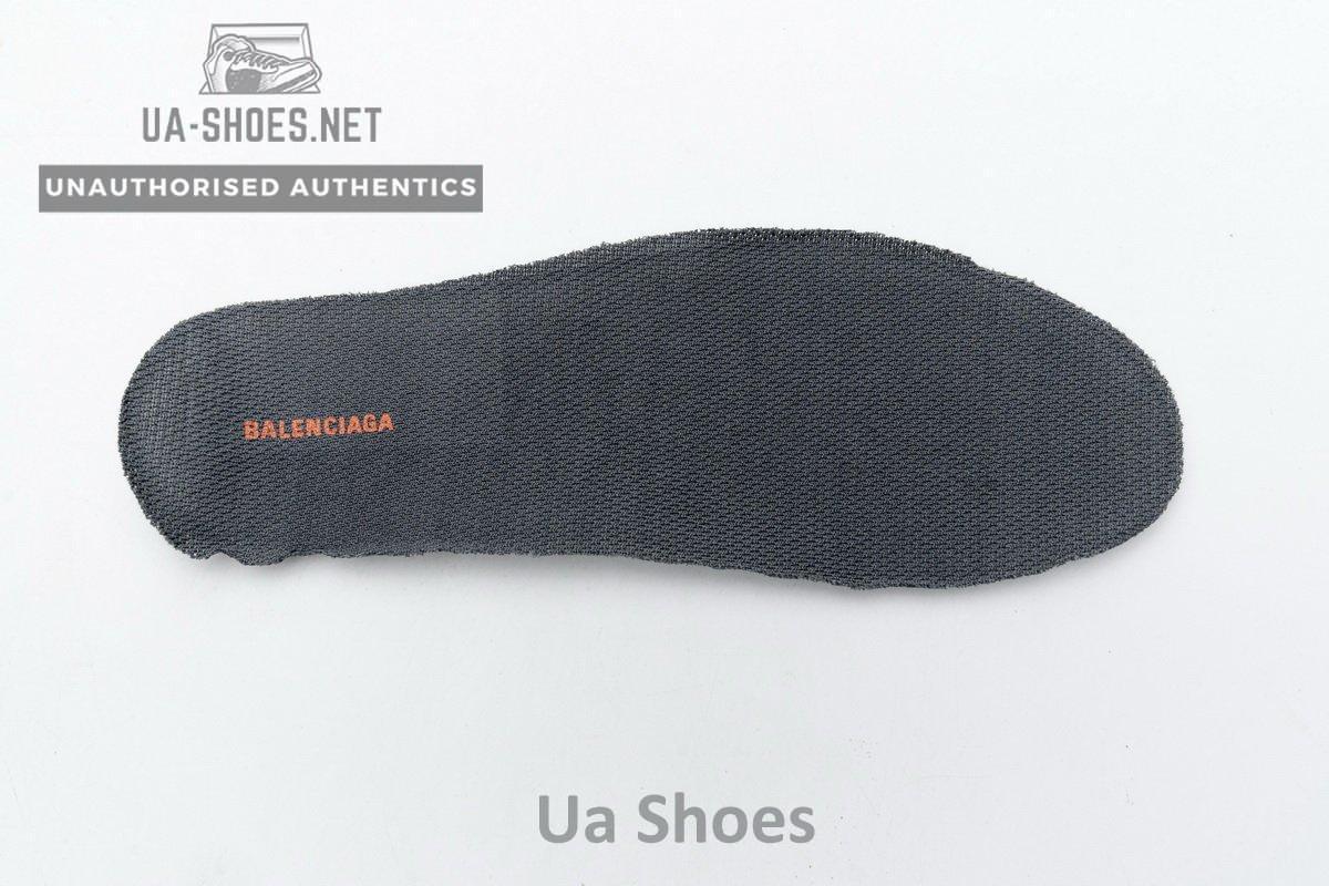 568614 W2GN8 2008 Blenciaga Track 2 Sneaker Black Orange - Image 9