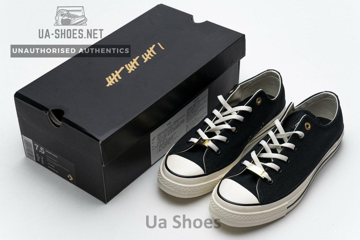 161408C Converse Chuck Taylor All-Star Ox Think 16 Black White - Image 10