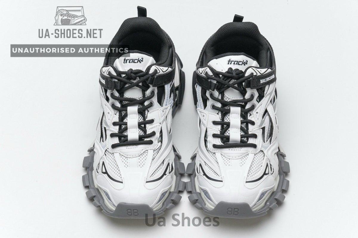 570391 W2GN3 1090 Blenciaga Track 2 Sneaker Black White - Image 4