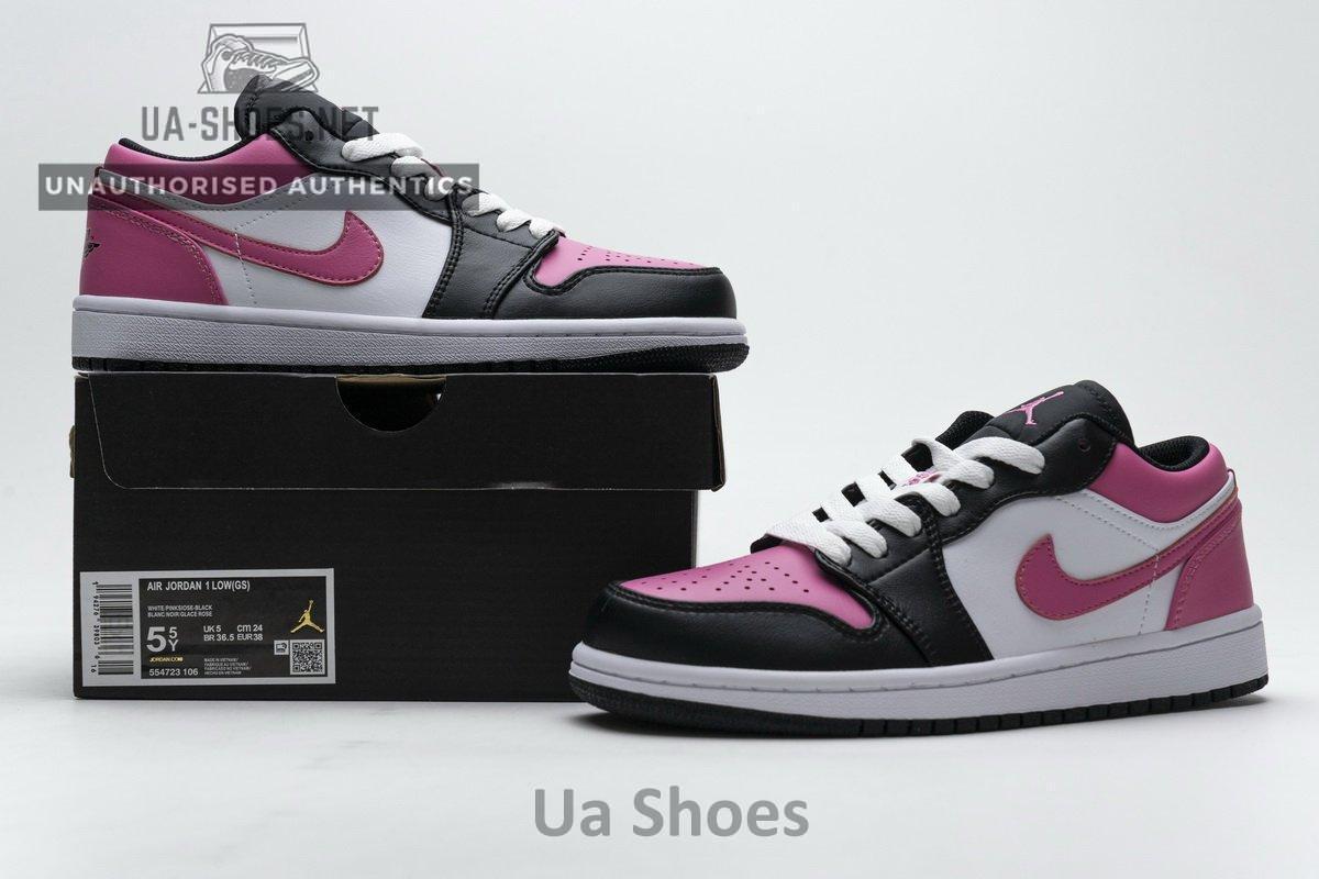 554723-106 Air Jordan 1 Low(GS) Pinksicle - Image 2