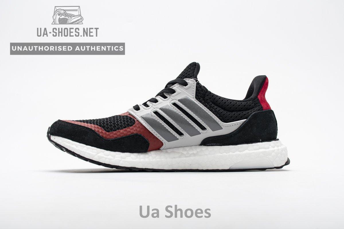 EF0724 adidas Ultra Boost S&L Black Grey Power Red Real Boost