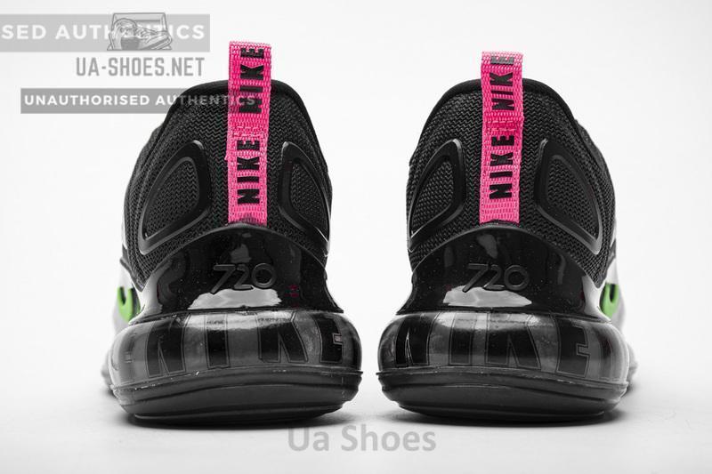 CQ4614-001 Air Max 720 Black Hyper Pink Scream Green - Image 3