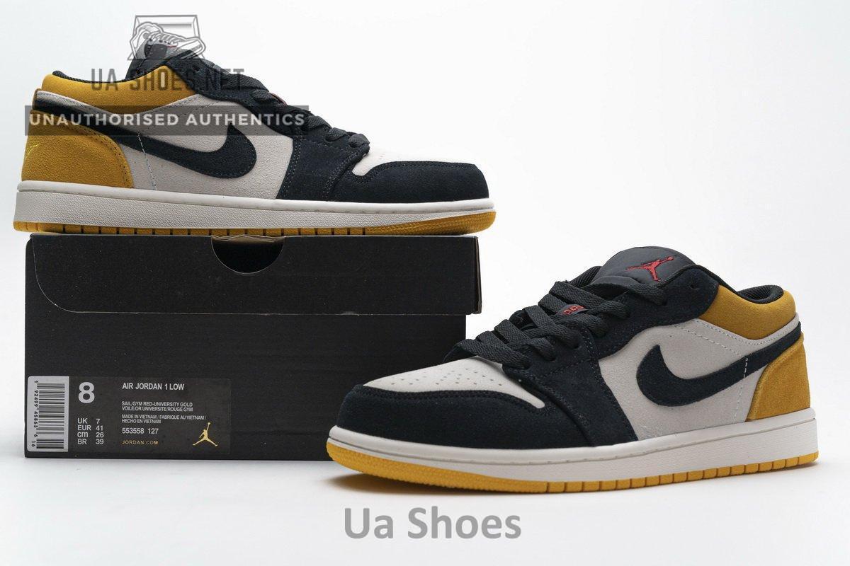 Air Jordan 1 Low University Gold 553558-127 - Image 2