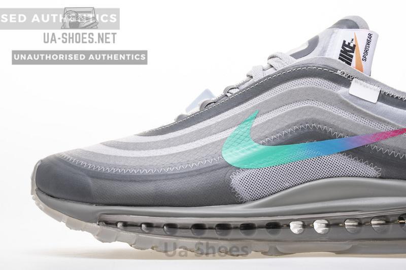 OFF WHITE X Nike Air Max 97 “Wolf Grey Menta” AJ4585-012 - Image 7