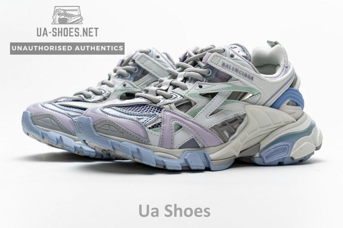 568615 W2GN3 9045 Blenciaga Track 2 Sneaker White Light Blue - Image 6