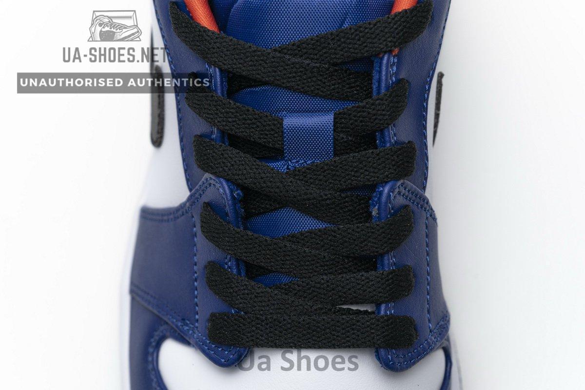 553558-123 Air Jordan 1 Low Blue Yellow Orange - Image 10