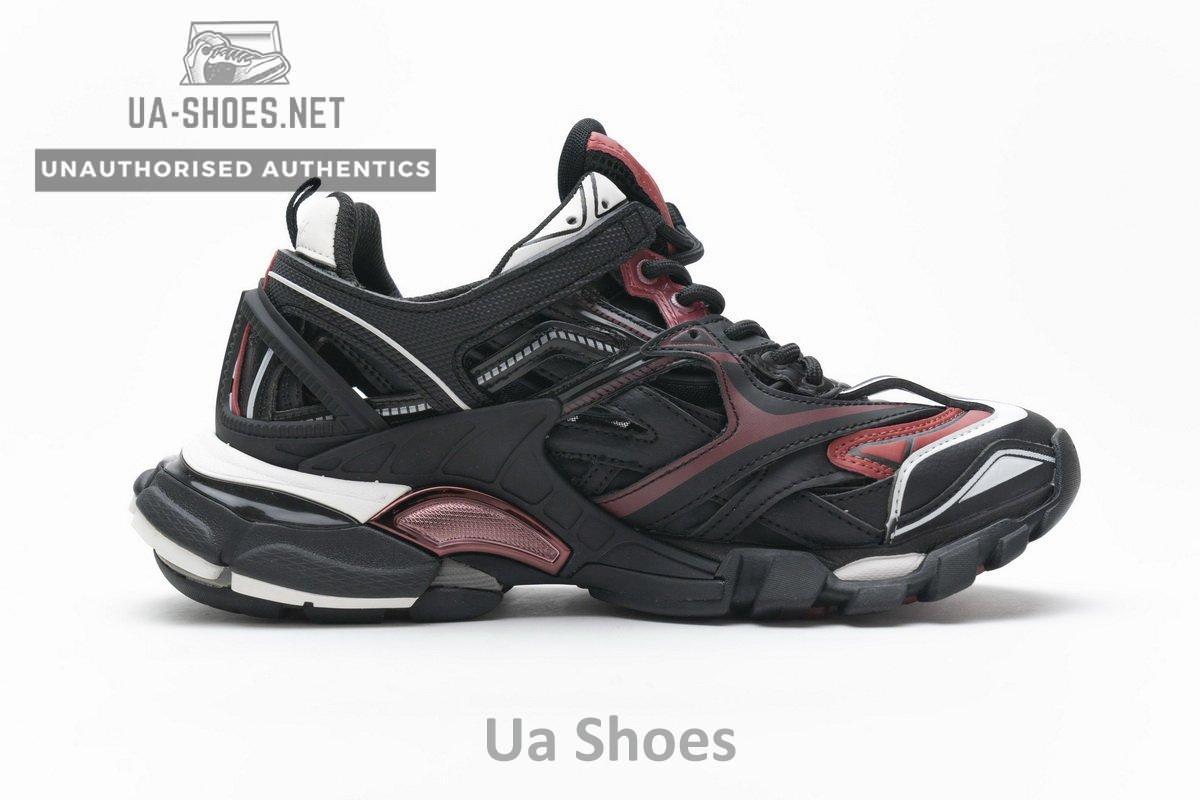 568615 W2GN3 6000 Blenciaga Track 2 Sneaker Burgundy - Image 10