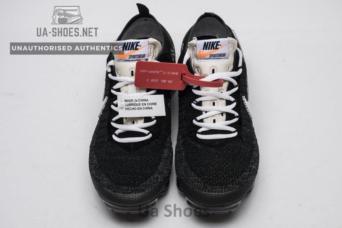 2018 1.0 AA3831-001 Off White x Nike Air VaporMax 2018 'All Black' - Image 2