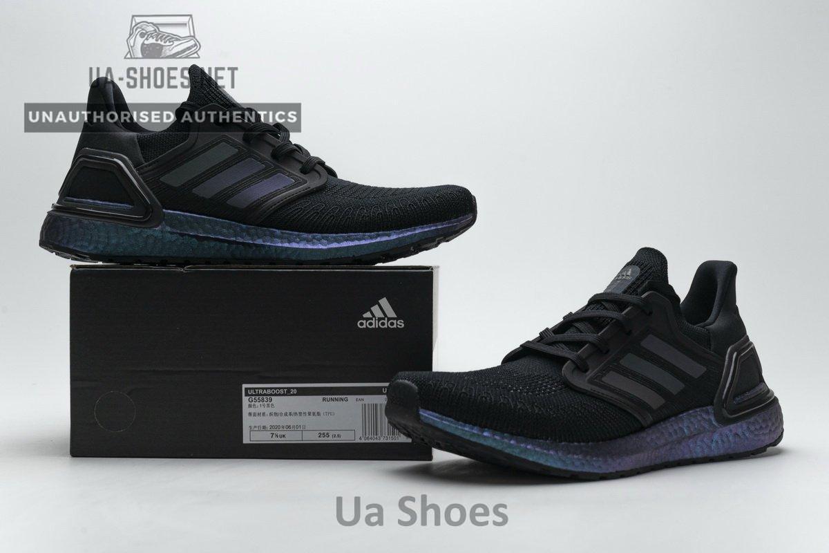 G55839 adidas Ultra BOOST 20 CONSORTIUM Black - Image 2