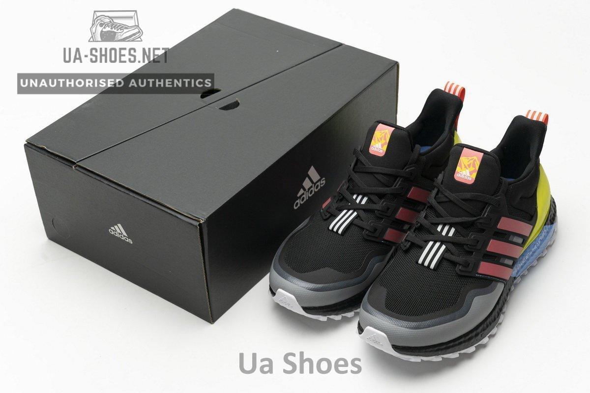 EG8097 adidas Ultra Boost All Terrain Core Black and Red - Image 3