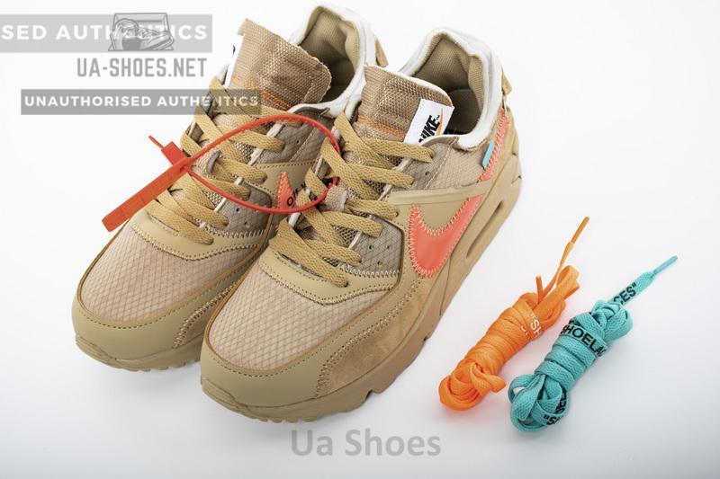 OFF-WHITE x Nike Air Max 90 “Desert Ore” Release Date AA7293-200 - Image 8