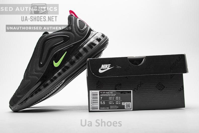 CQ4614-001 Air Max 720 Black Hyper Pink Scream Green - Image 7