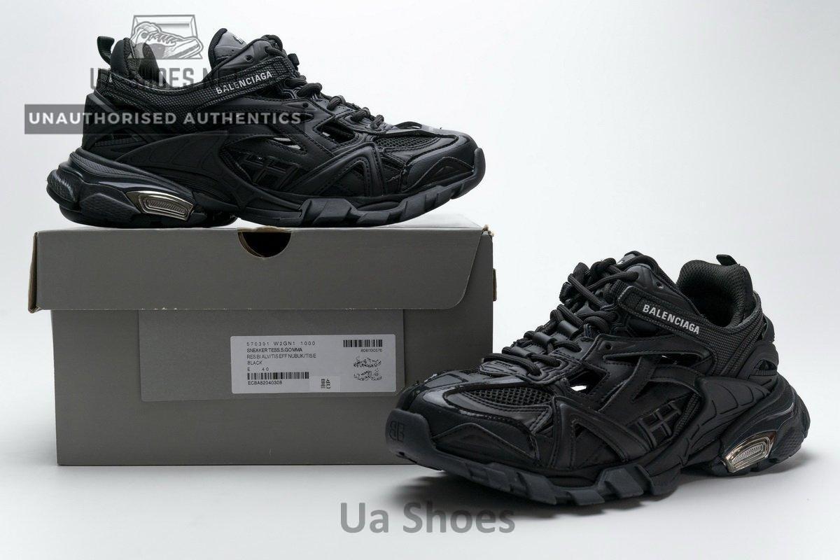 570391 W2GN1 1000 Blenciaga Track 2 Sneaker Black - Image 2