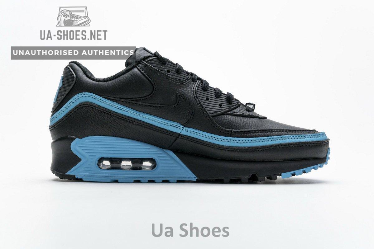 CJ7197-002 Undefeated x Nike Air Max 90 Black Blue Fury - Image 8