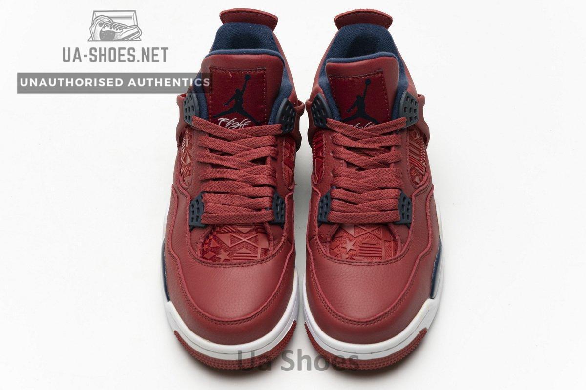 CI1184-617 Air Jordan 4 Retro FIBA Gym Red - Image 4
