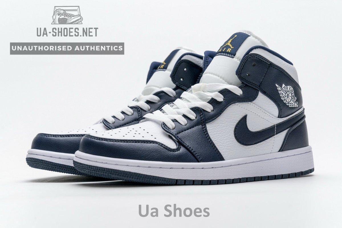 554724-174 Air Jordan 1 Mid Obsidian - Image 7
