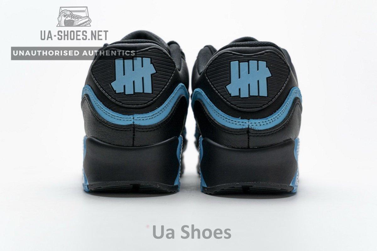 CJ7197-002 Undefeated x Nike Air Max 90 Black Blue Fury - Image 7