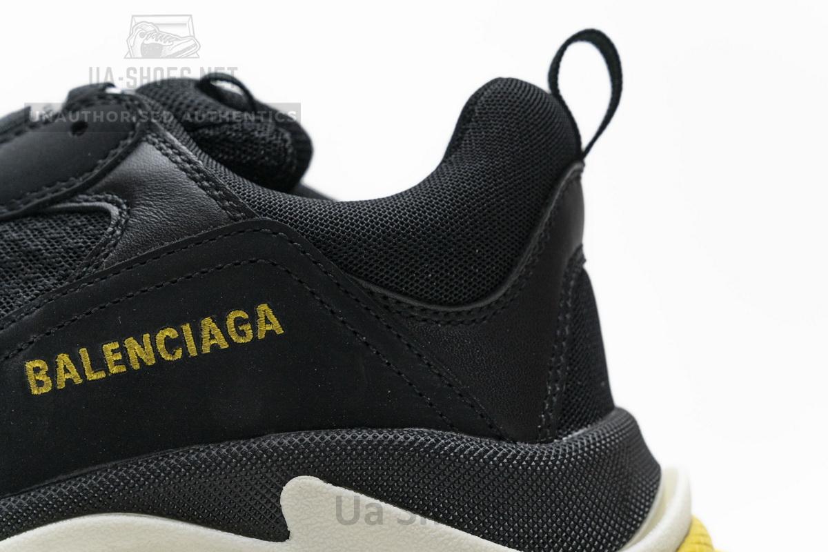 483513 W06E1 1078 Balenciaga Triple S Black Yellow - Image 10