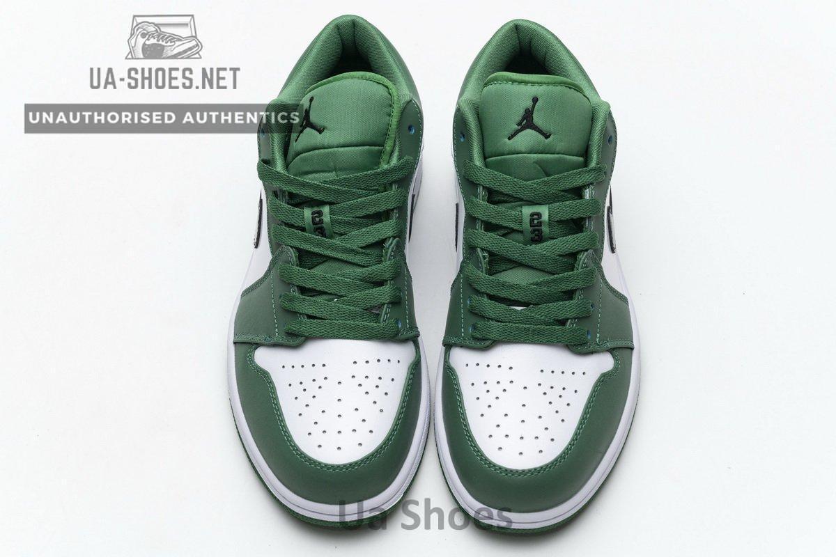 553558-301 Air Jordan 1 Low Pine Green - Image 4