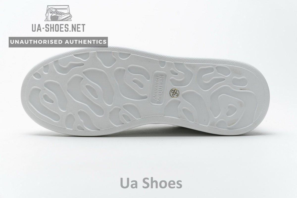 462214 WHGP7 9001 Alexander McQueen Sneaker White Rainbow - Image 5