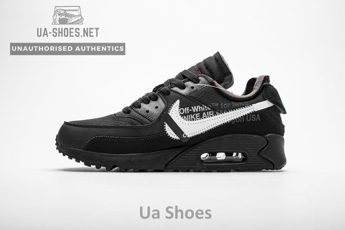 AA7293-001 Off-White x Nike Air Max 90 “All Black” - Image 2