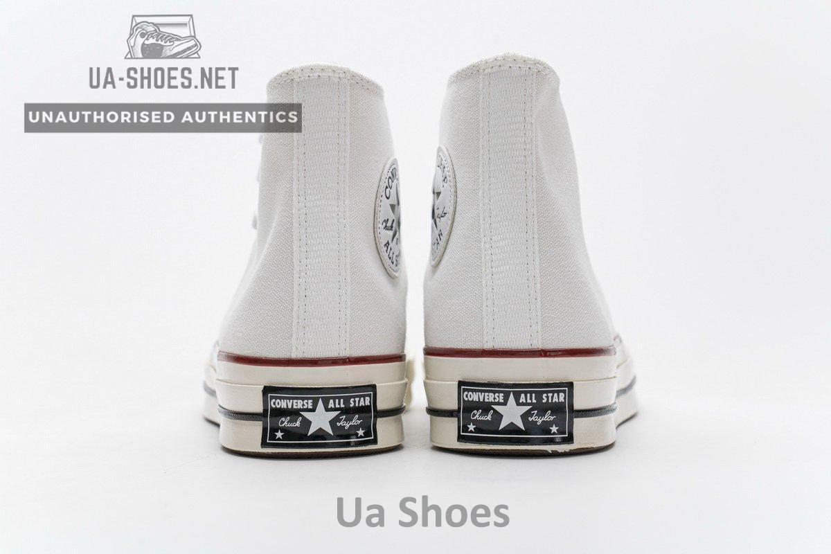 162056C Converse Chuck 70 HI White Garnet Egret - Image 7