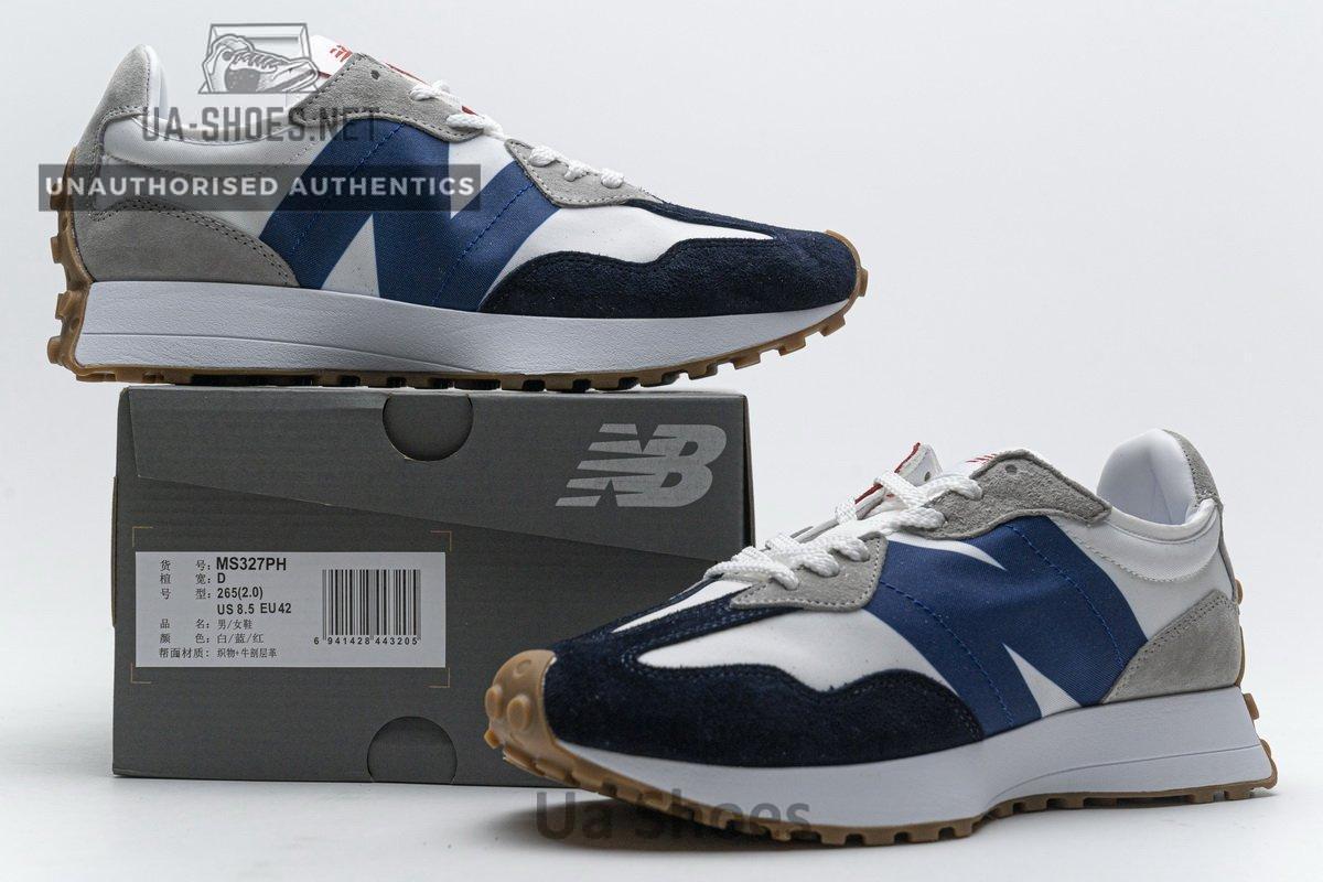 MS327PH New Balance White Blue Red - Image 2