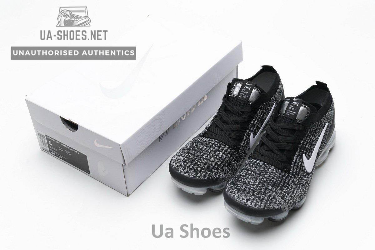 AJ6910-001 Nike Air Vapormax Flyknit 3 Black White - Image 5