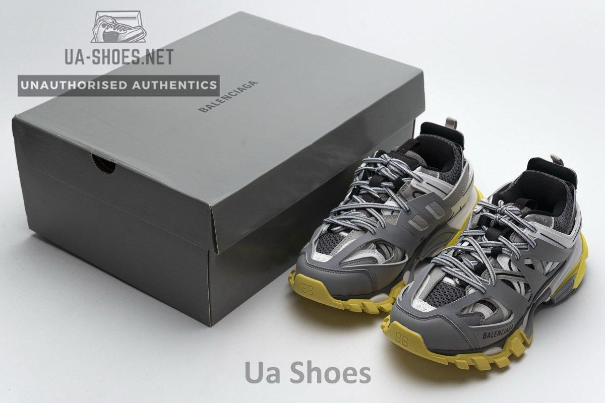 542435 W1GB7 2018 Balenciaga Tess S.White Grey Orange - Image 3