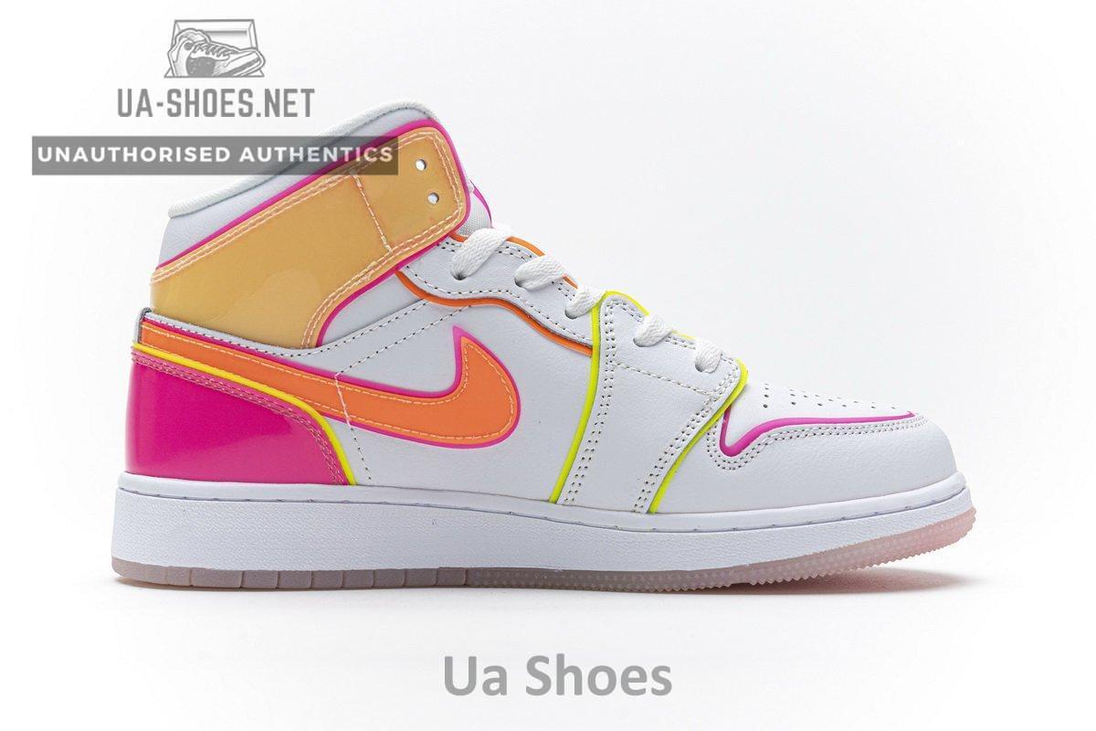 CV4611-100 Air Jordan 1 Mid GS “Edge Glow” - Image 10