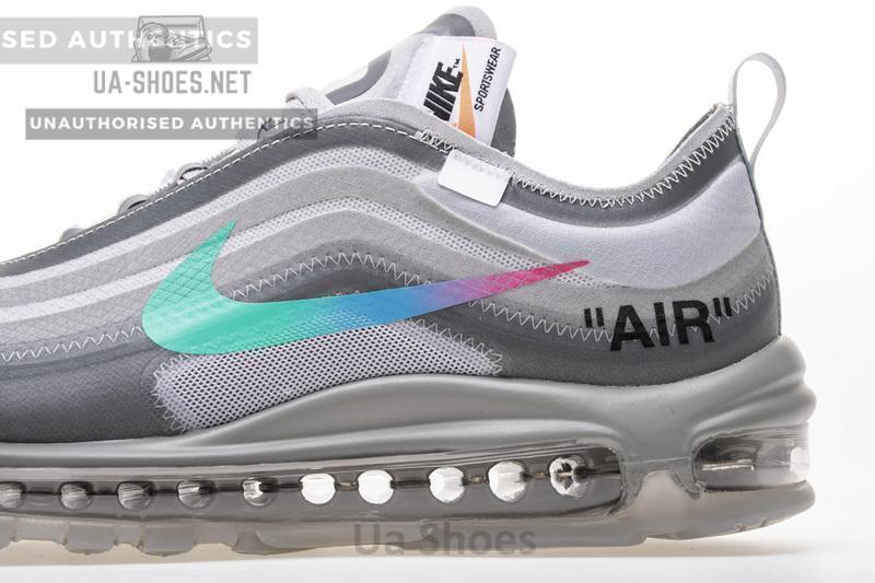 OFF WHITE X Nike Air Max 97 “Wolf Grey Menta” AJ4585-012 - Image 6
