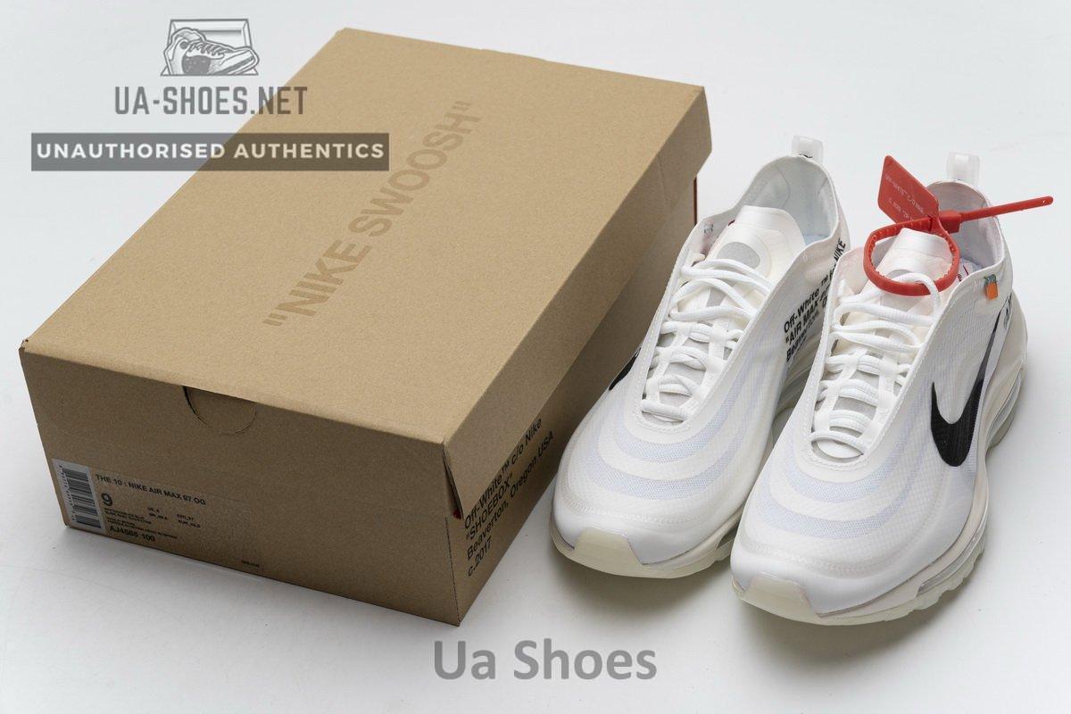 AJ4585-100 Off-White x Nike Air Max 97 All White - Image 4