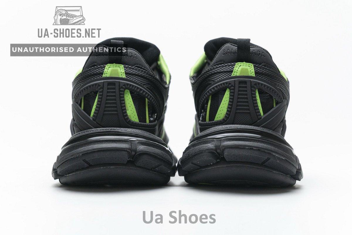 568615 W2GN1 1012 Blenciaga Track 2 Sneaker Black Green - Image 7