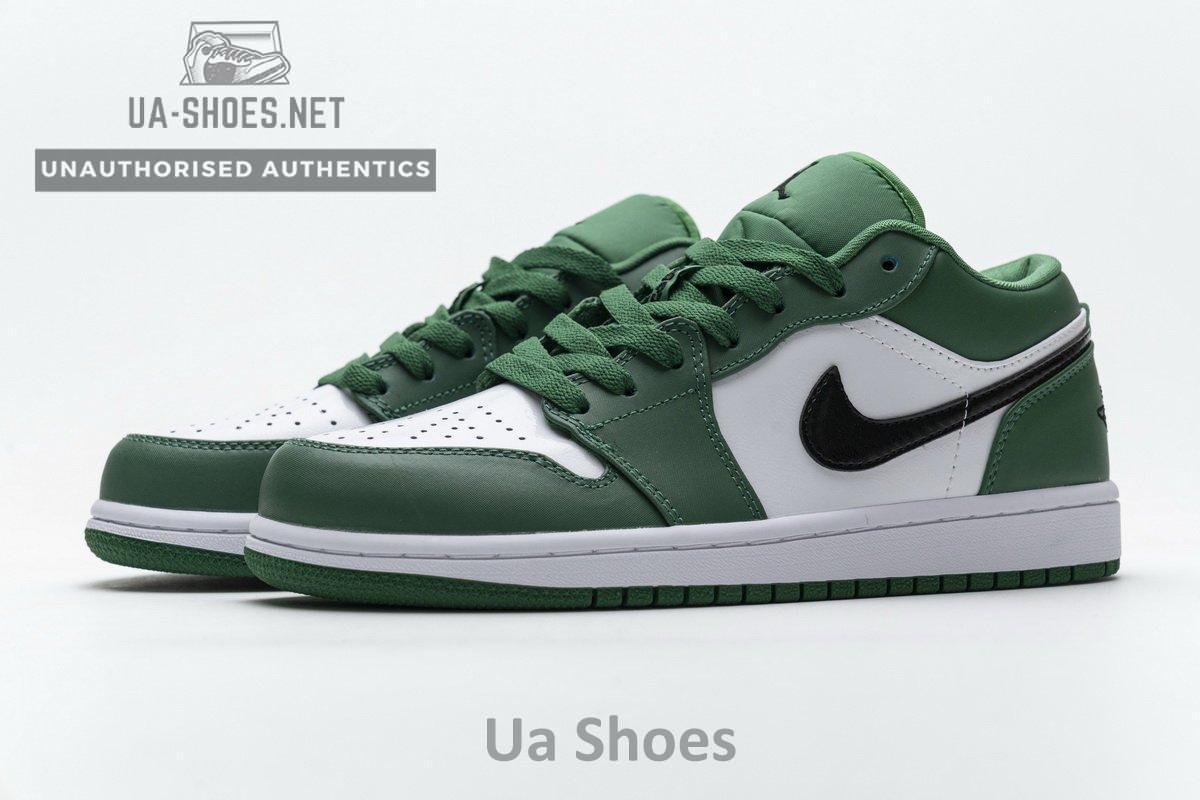 553558-301 Air Jordan 1 Low Pine Green - Image 6