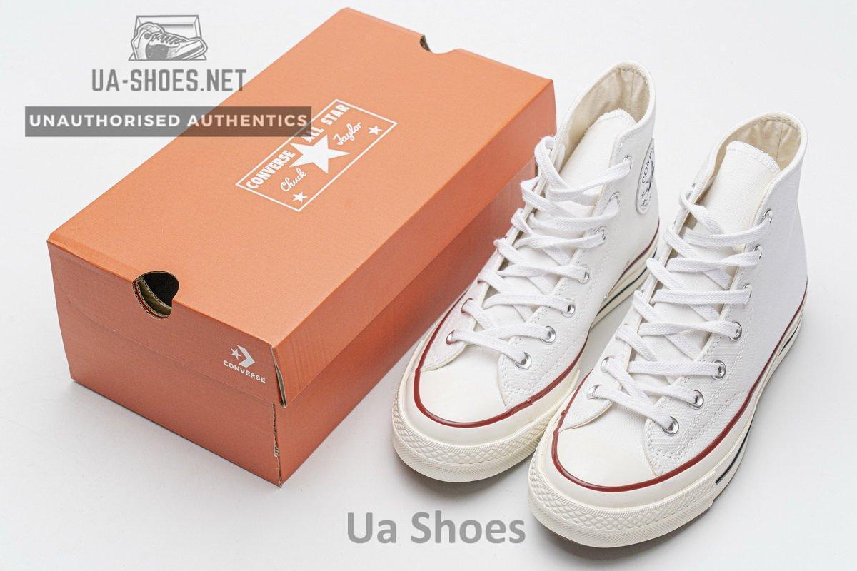 162056C Converse Chuck 70 HI White Garnet Egret - Image 3