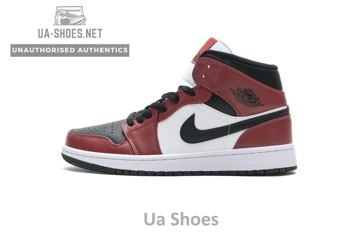 554725-069 Air Jordan 1 Mid Gym Red