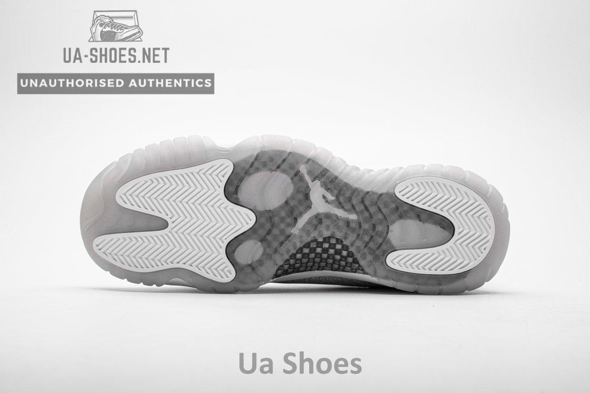 AR0715-100 WMNS Air Jordan 11 Retro White Metallic Silver - Image 6