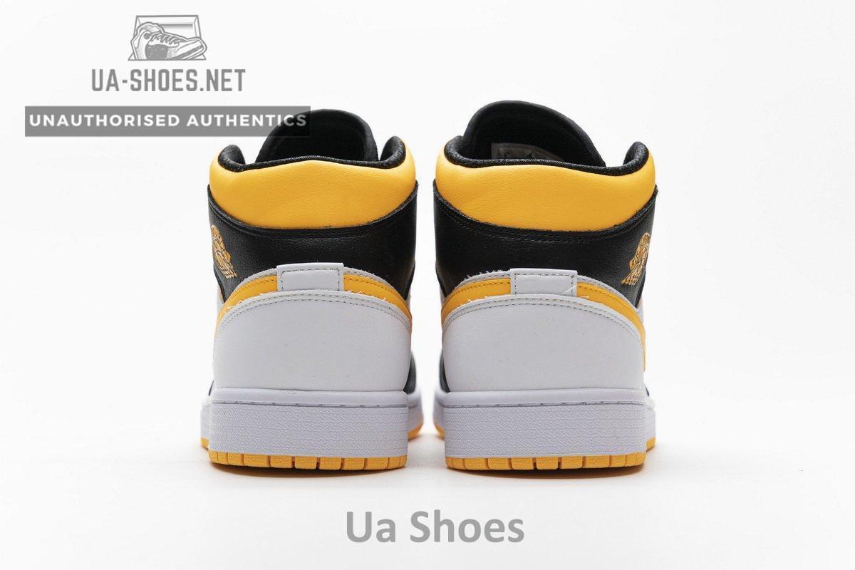 CV5276-107 Air Jordan 1 Mid SE Laser Orange Black - Image 7