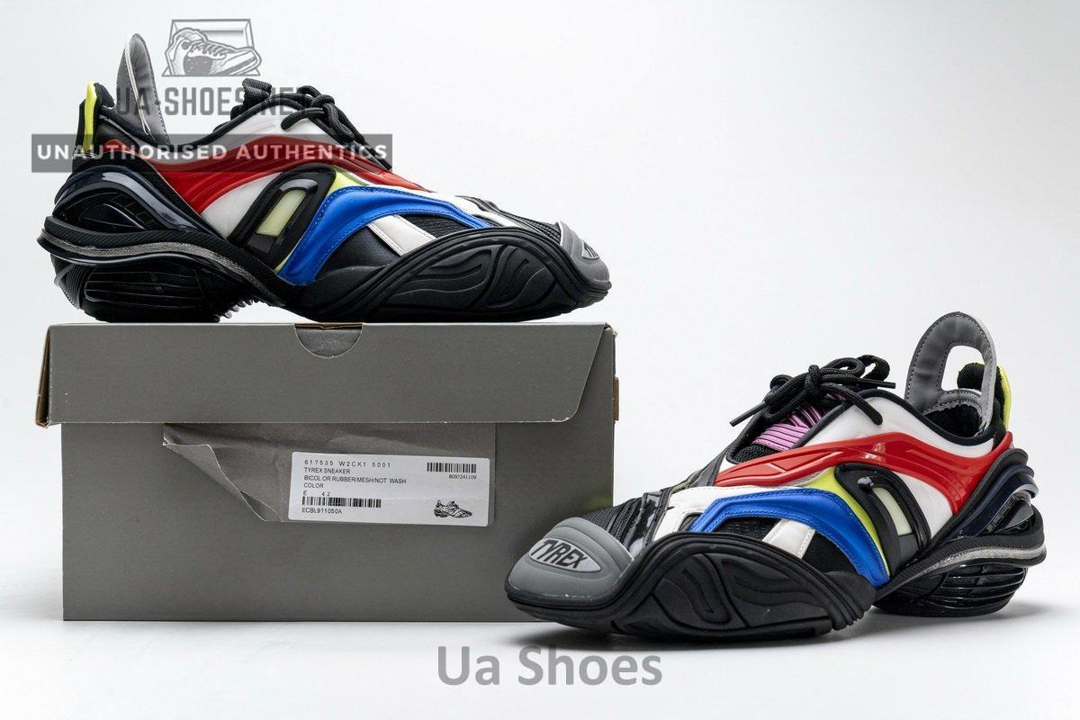 Balenciaga Tyrex 5.0 Sneaker Black Blue Red - Image 2