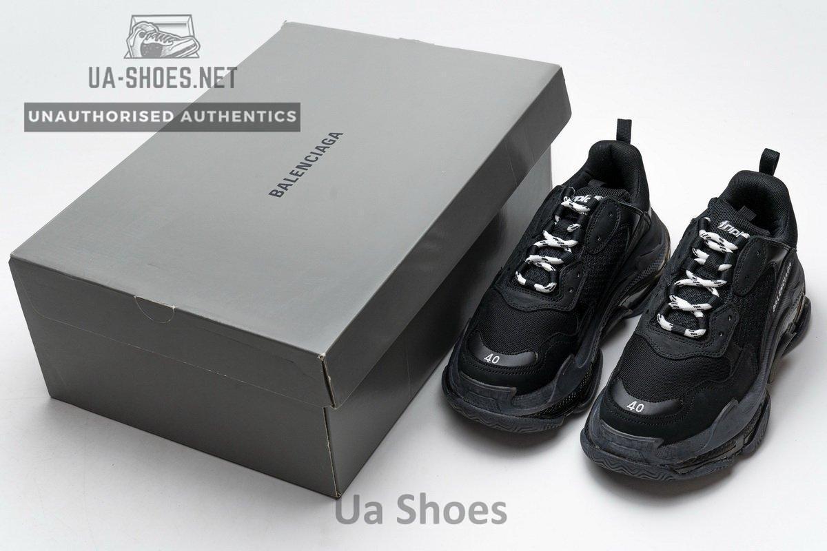 541624 W09O1 1000 Balenciaga Triple S Black - Image 4