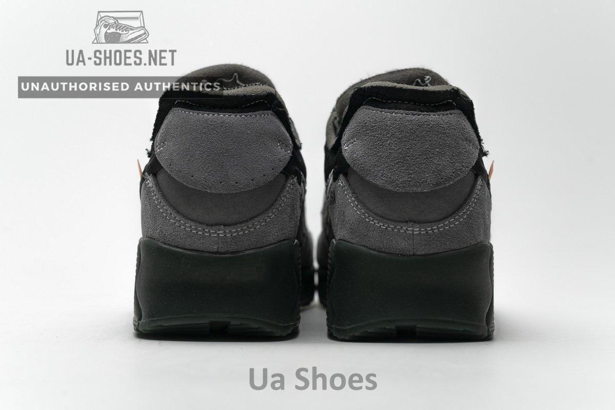 OFF-White x Nike Air Max 90 Grey - Image 11