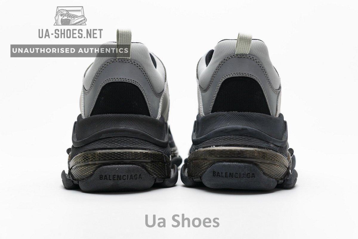 541624 W09E1 7320 Balenciaga Triple S Black Silver2 - Image 7