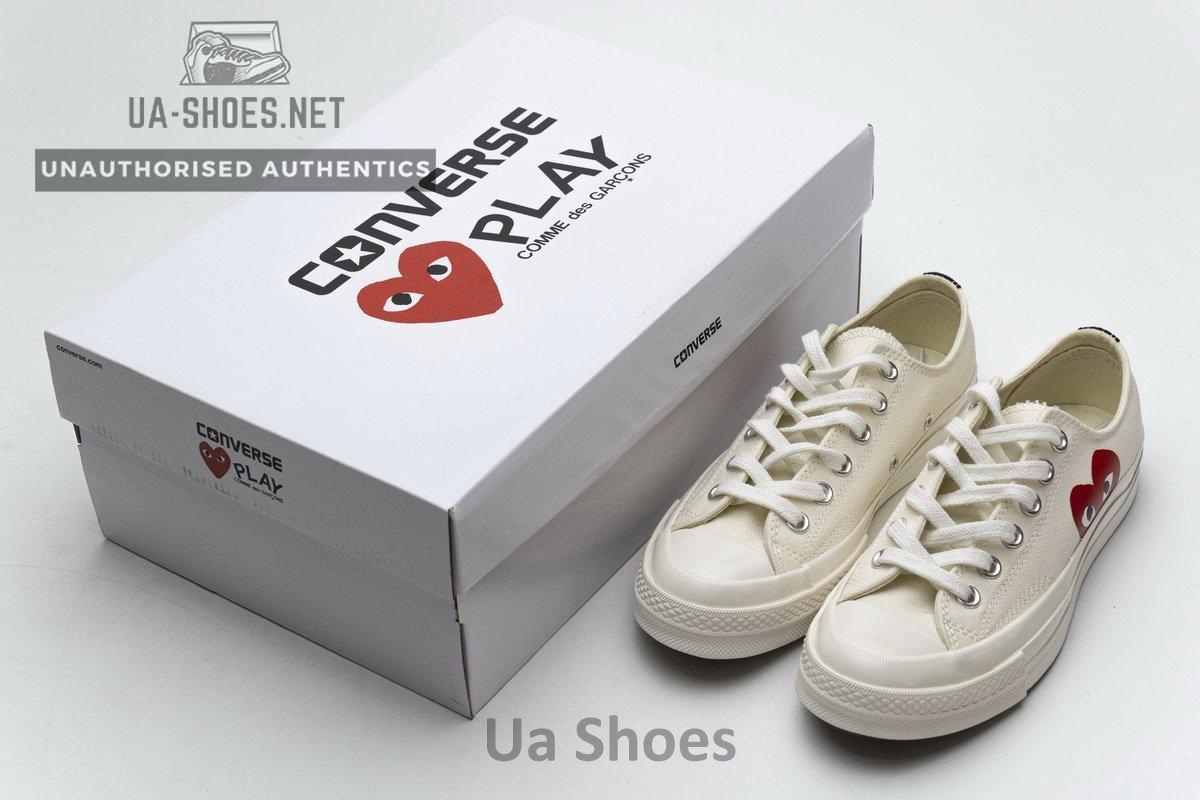 150207C CDG Play x Converse Chuck Taylor All Star 70 OX - Image 3
