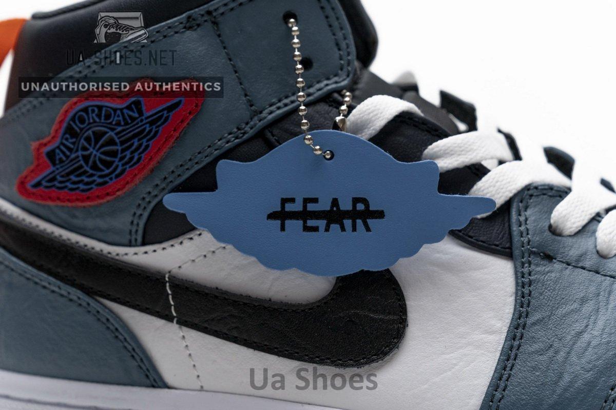 CU2802-100 Air Jordan 1 Mid Facetasm Blue Teal - Image 3