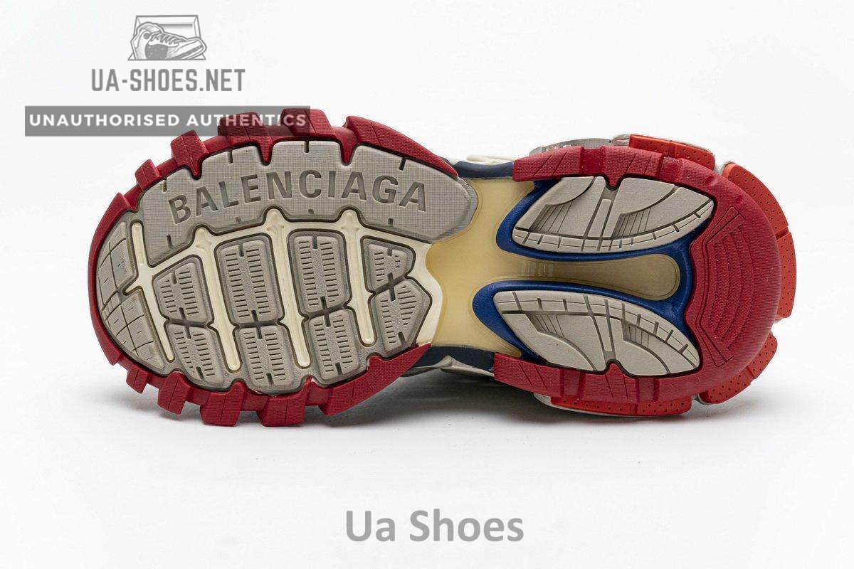 570391 W2GN2 8570 Blenciaga Track 2 Sneaker Beige Blue - Image 9