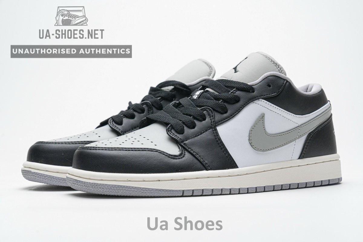 553558-039 Air Jordan 1 Low Light Smoke Grey - Image 6
