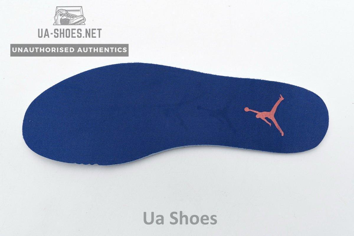 553558-123 Air Jordan 1 Low Blue Yellow Orange - Image 11