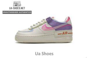 CU3012-164 Nike W Air Force 1 Shadow Pale Ivory Pink